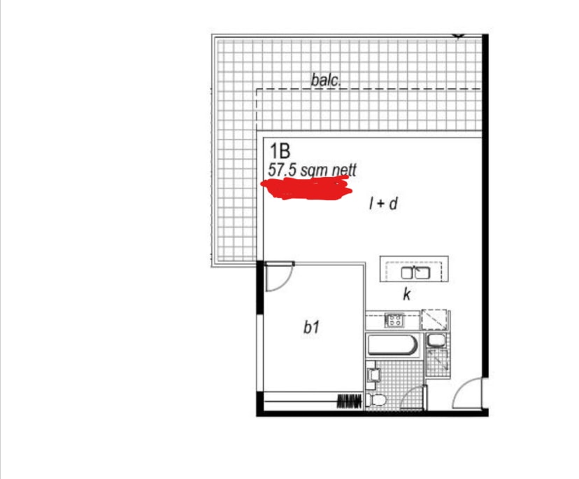 One bed flat for rent