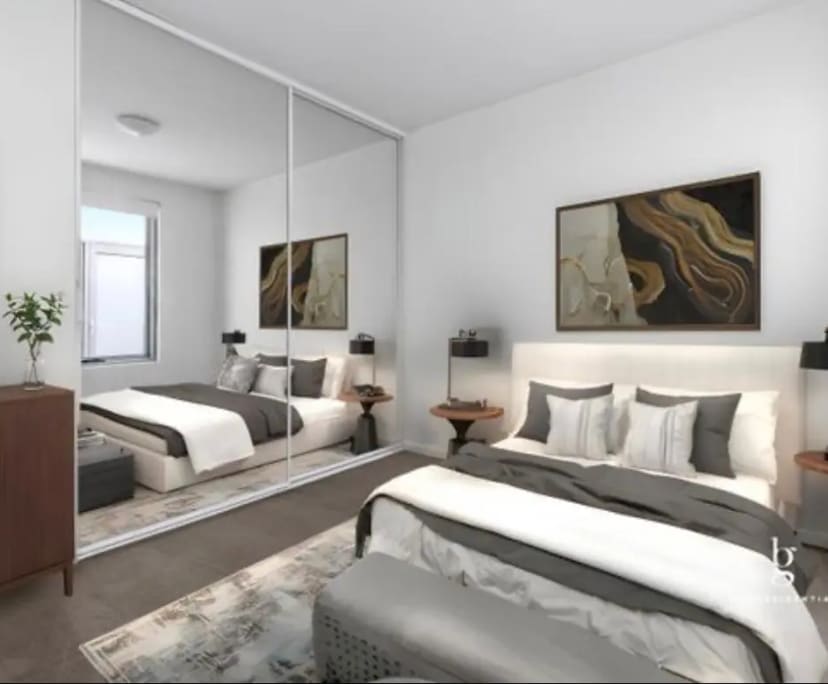 Unfurnished room with own bathroom