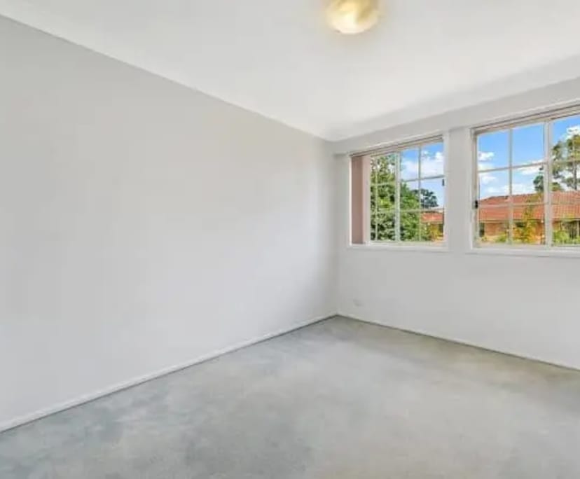 Unfurnished room with own bathroom