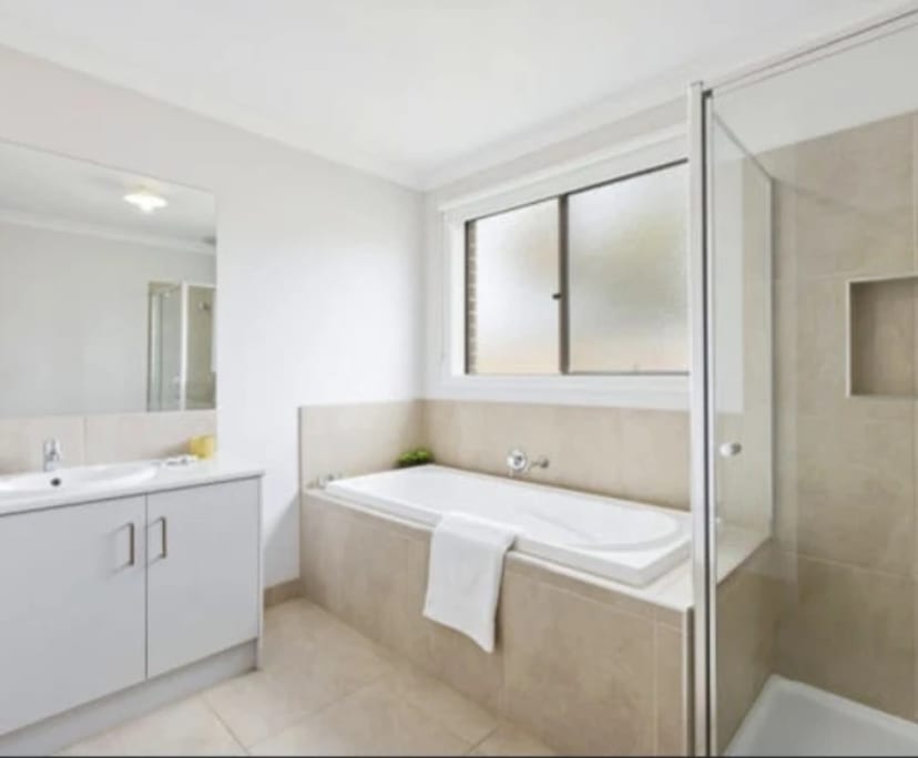 Unfurnished room with own bathroom
