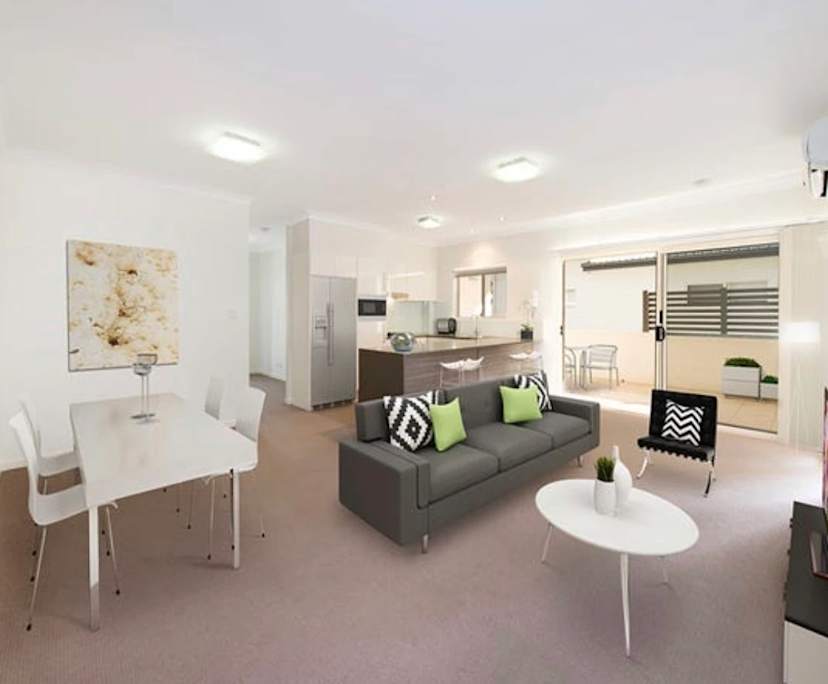 Unfurnished room with own bathroom