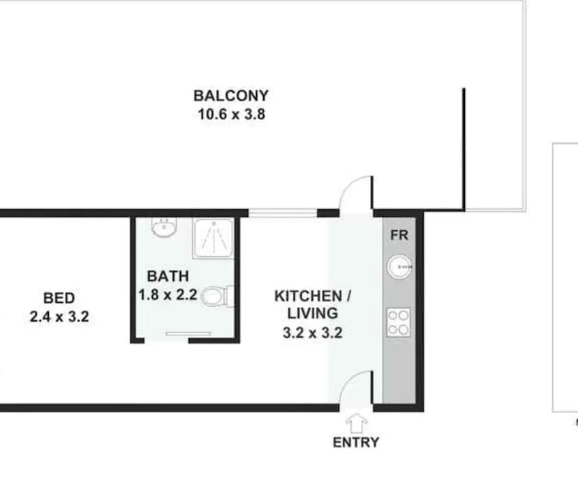 $450, 1-bed, 1 bathroom, Hawthorn VIC 3122