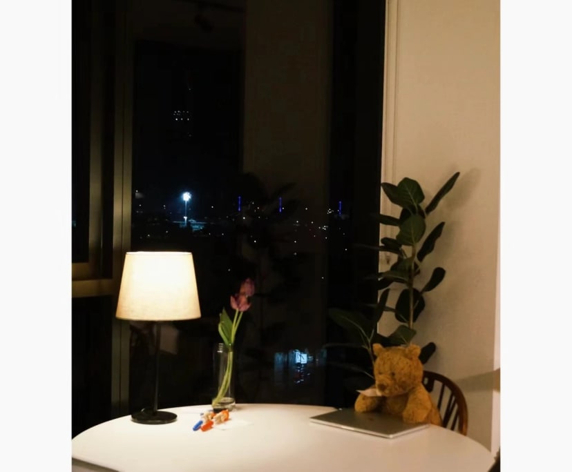 Furnished room with ensuite in a flatshare