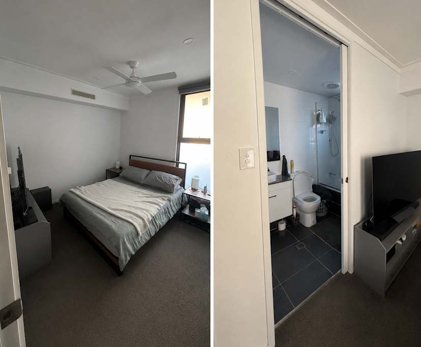 Unfurnished room with ensuite in a share house