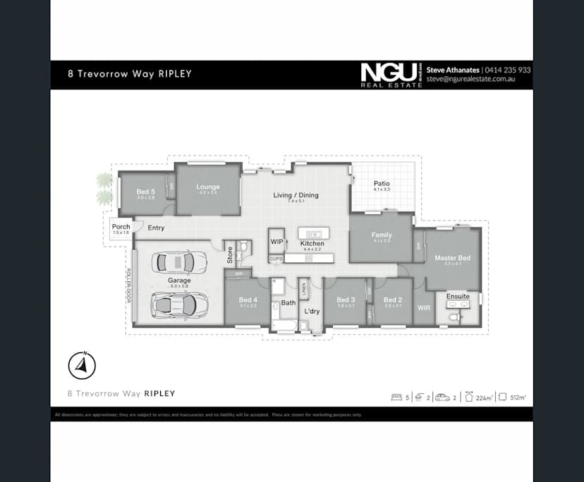 Unfurnished room in a share house