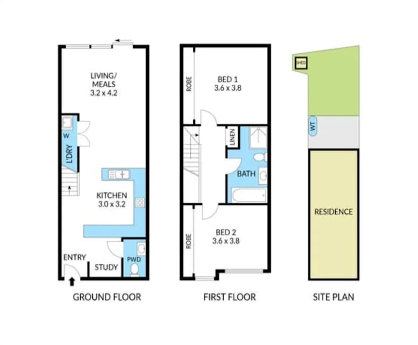 Unfurnished room in a share house