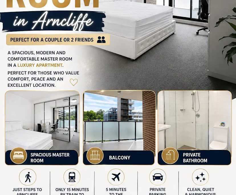 Furnished room with own bathroom