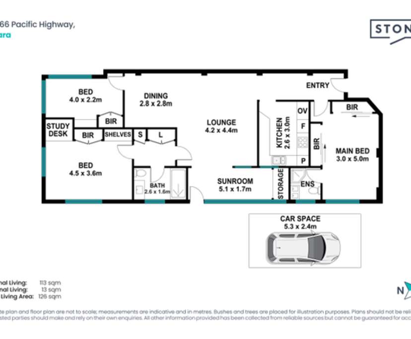 Unfurnished room in a flatshare