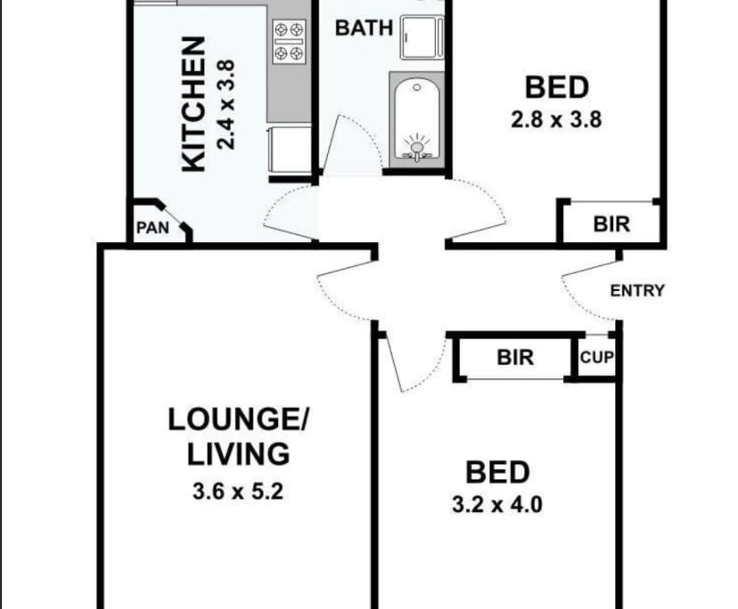 Room for Rent in Hawthorn, Melbourne 188, Unfurni...