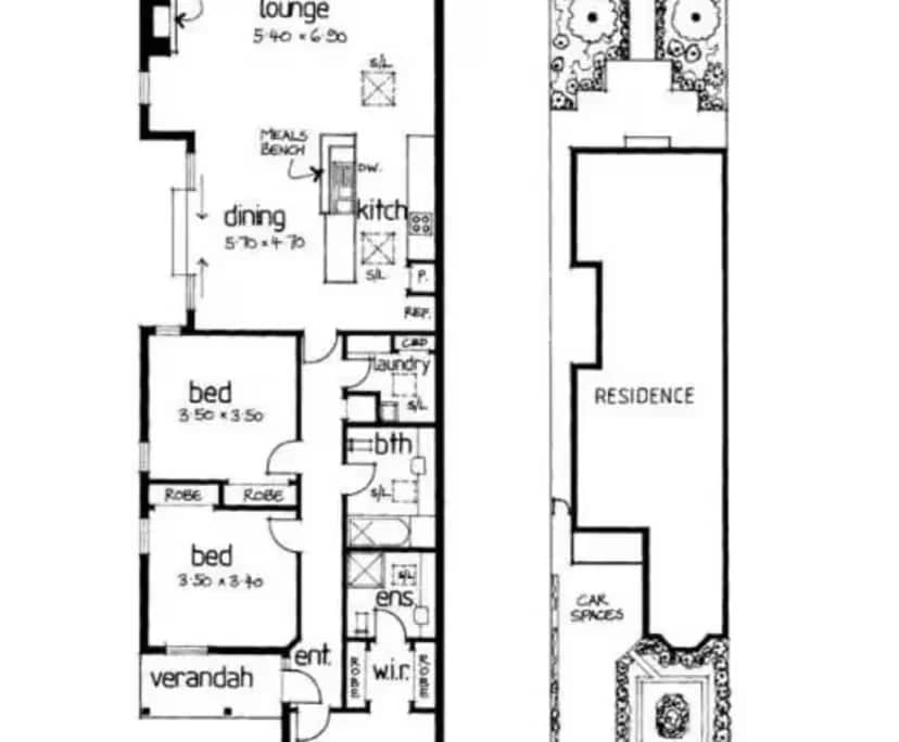 Unfurnished room in a share house