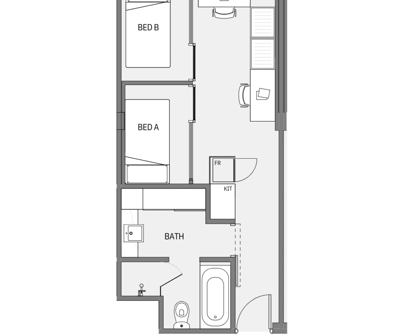 $425, Student-accommodation, 2 rooms, Perth WA 6000, Perth WA 6000