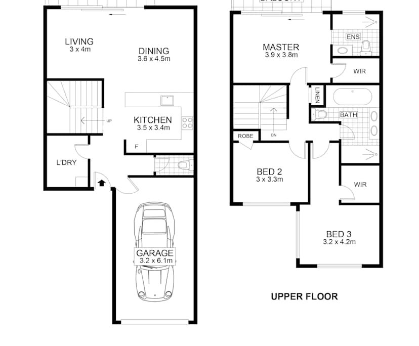 Furnished room in a share house