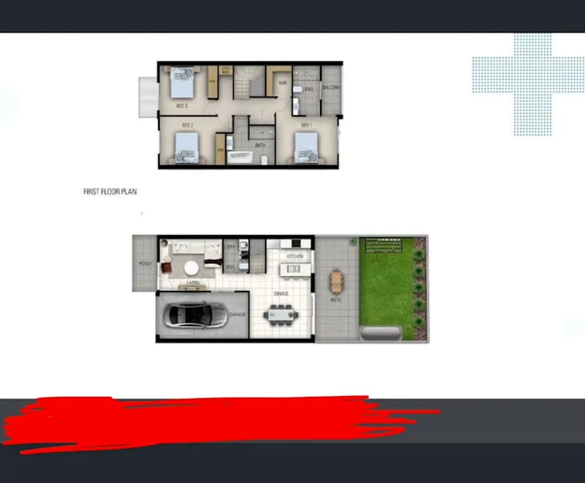 Furnished room with own bathroom
