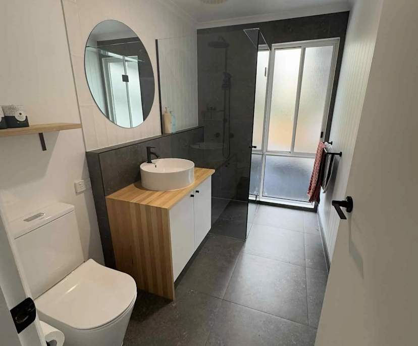 Room with own bathroom