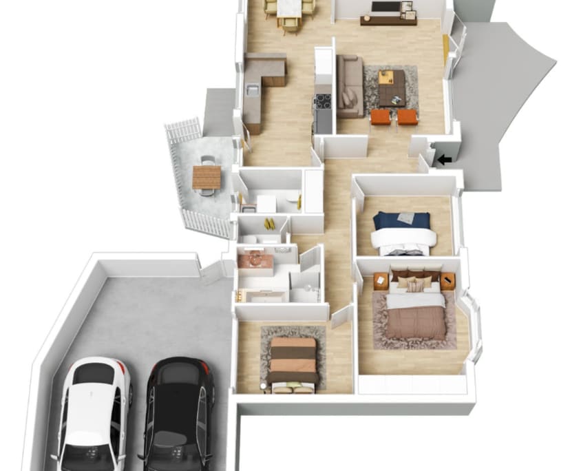 Unfurnished room in a share house