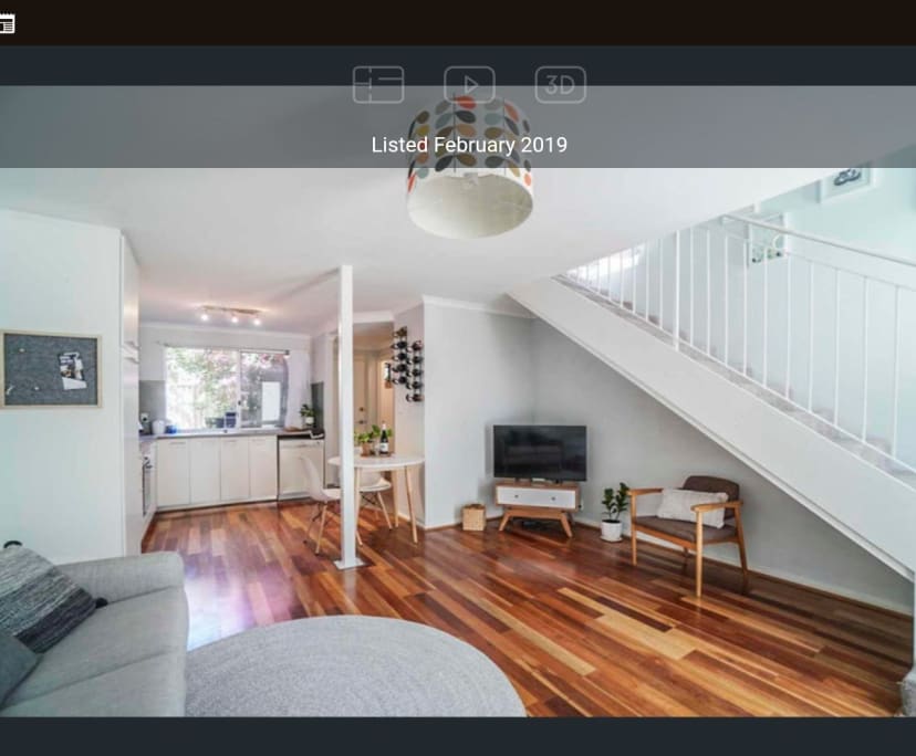 Whole property with 3 rooms for rent