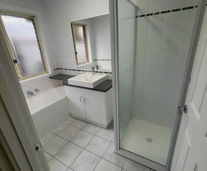 Unfurnished room with own bathroom