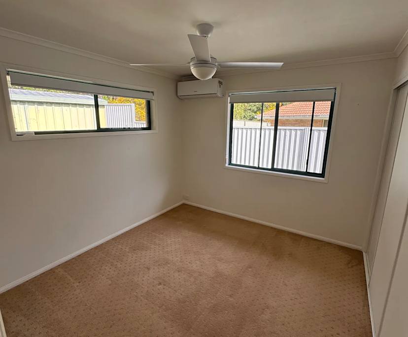 Unfurnished room with own bathroom