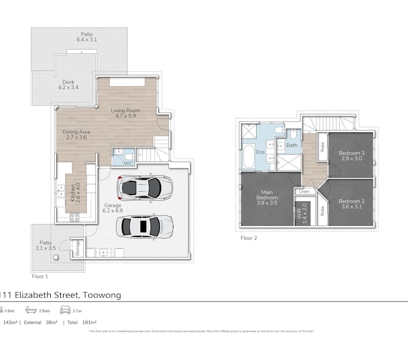 $300, Share-house, 3 bathrooms, Toowong QLD 4066