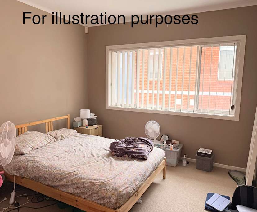 Unfurnished room in a flatshare