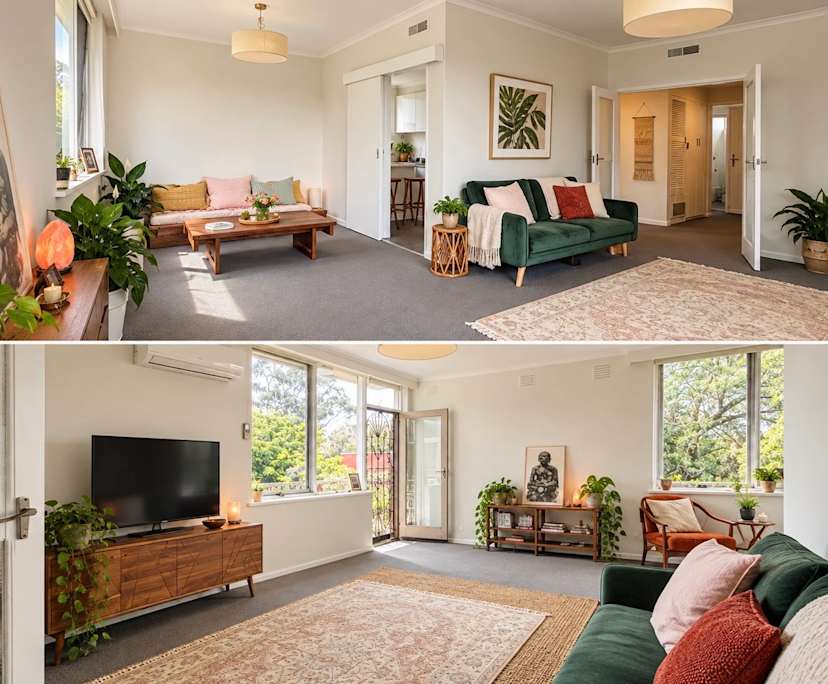 Whole property with 2 rooms for rent