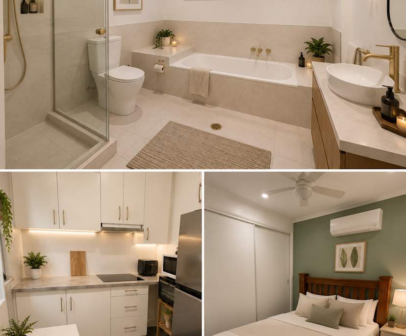 Whole property with 2 rooms for rent