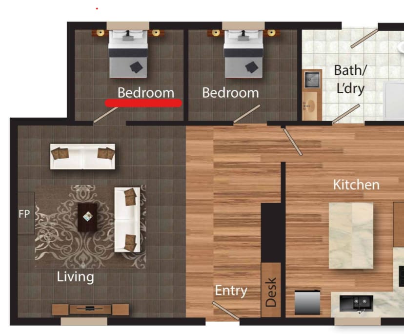 Room in a share house