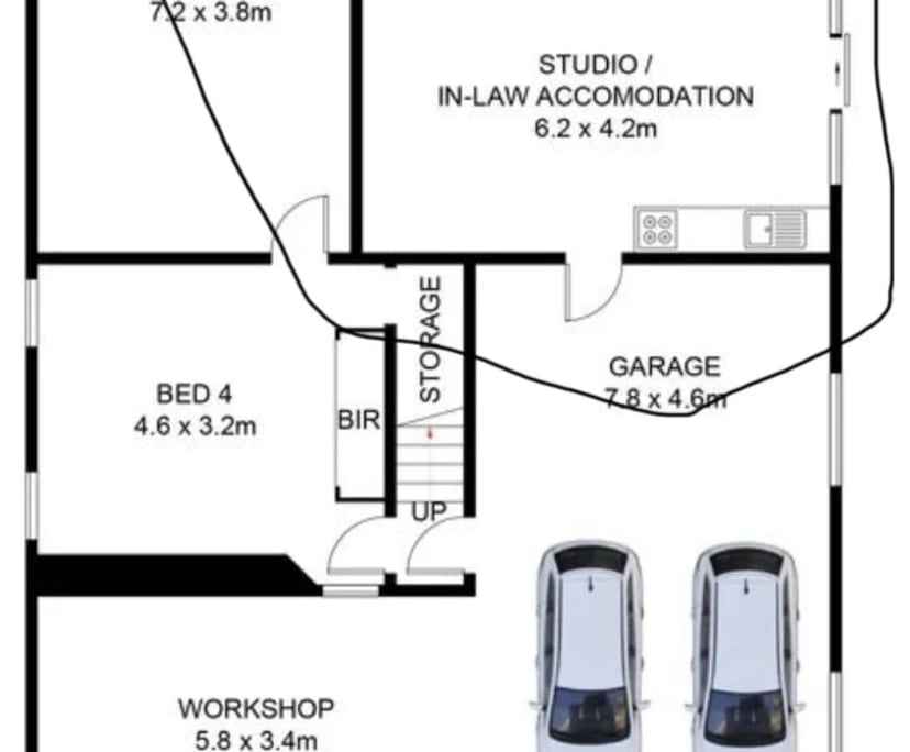 Room granny flat for rent