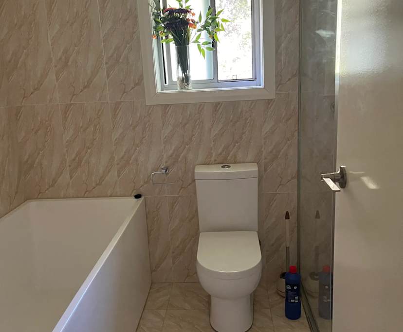 Unfurnished room with own bathroom
