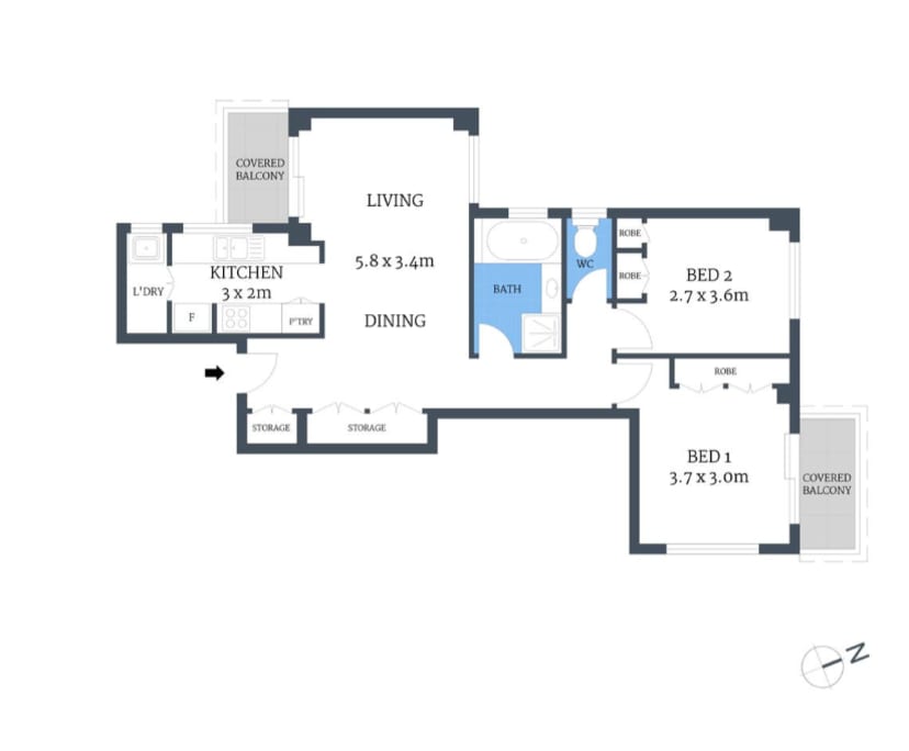 $460-550, Flatshare, 2 rooms, Kurraba Point NSW 2089, Kurraba Point NSW 2089