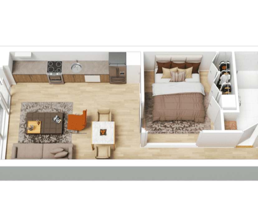 One bed flat for rent