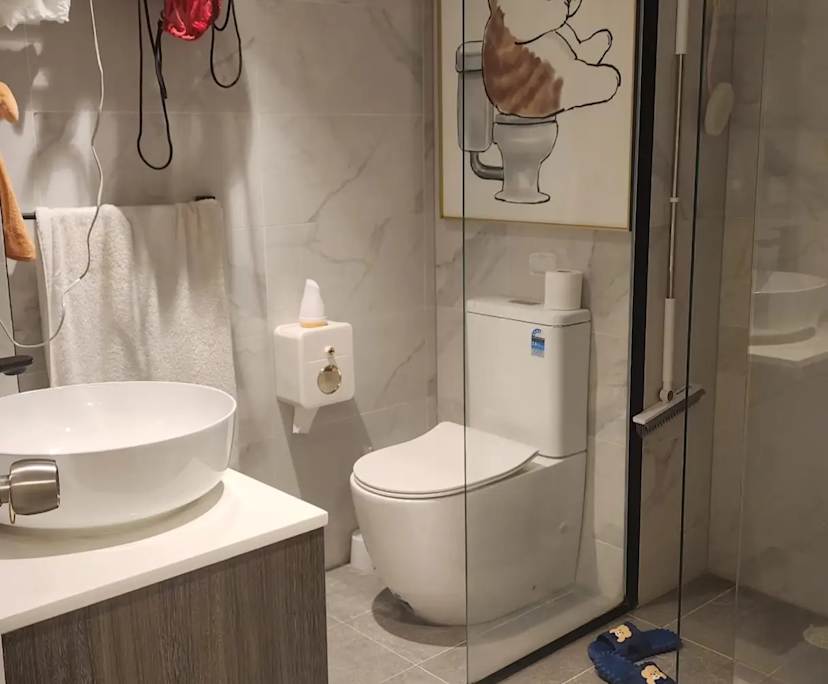 Furnished room with own bathroom