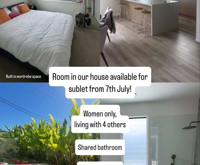 Furnished room in a share house
