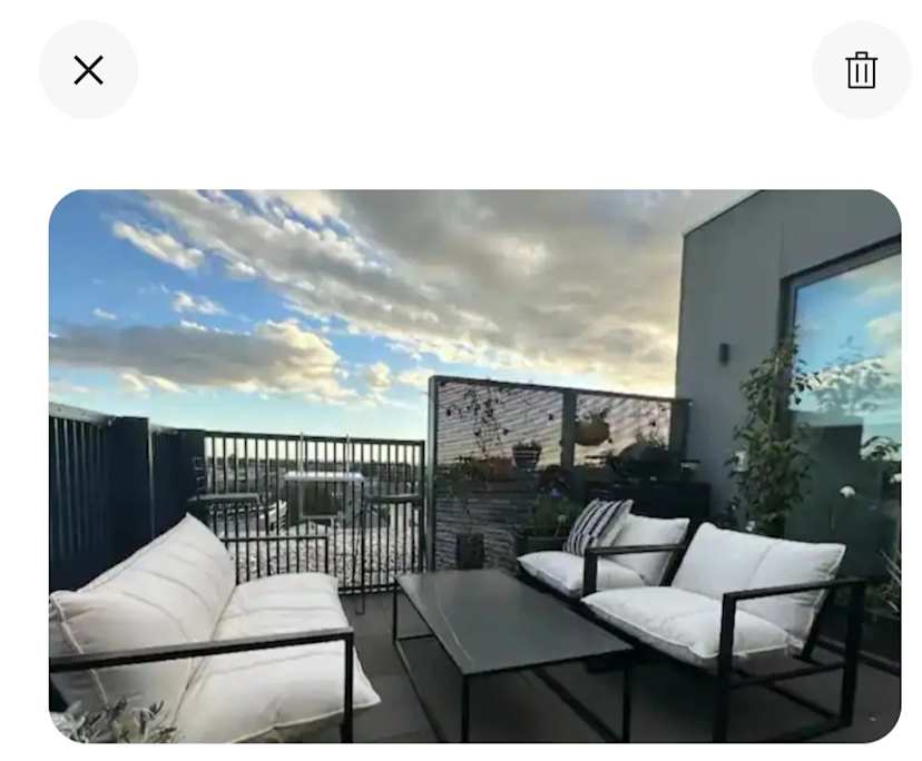 Furnished room with own bathroom