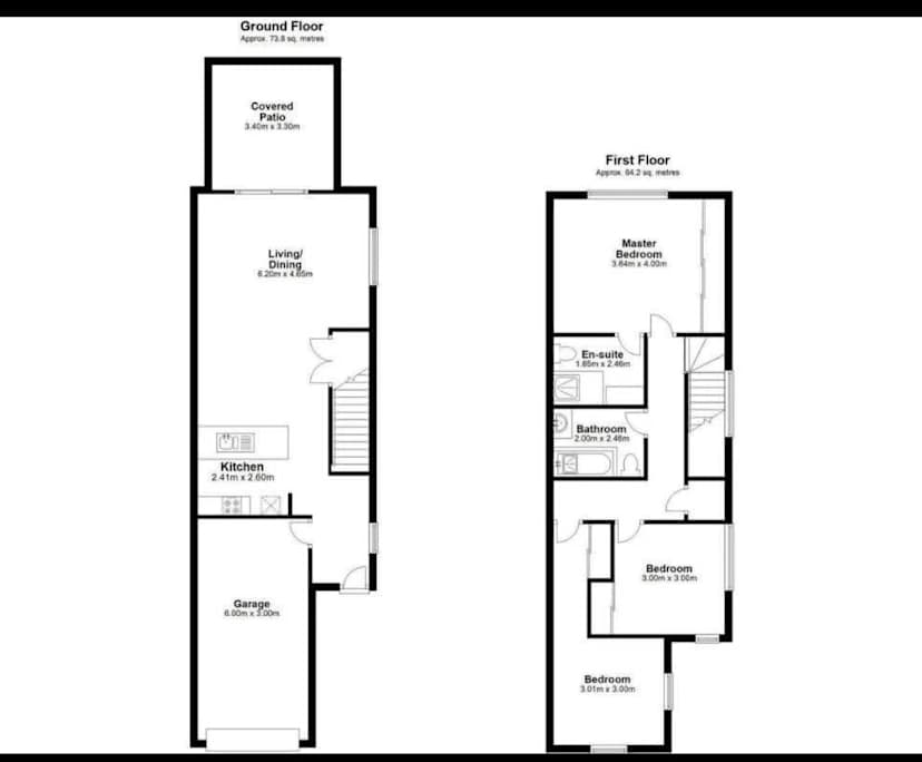 Unfurnished room with own bathroom