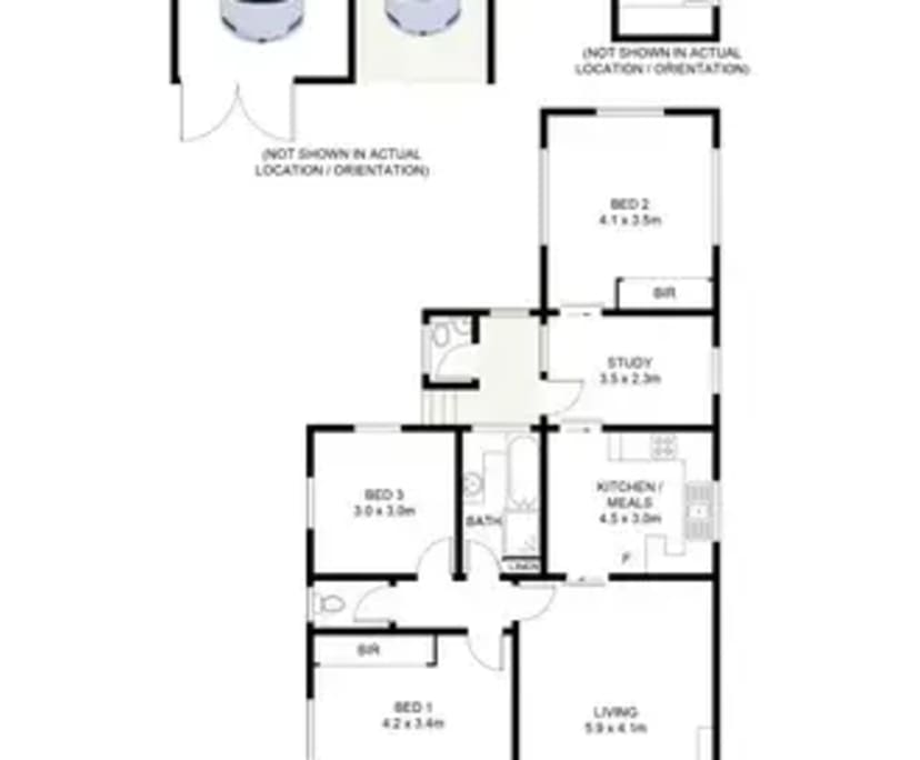 Unfurnished room in a share house
