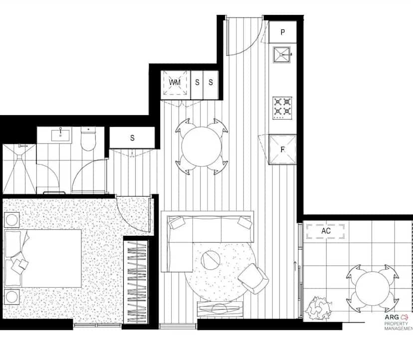$520, 1-bed, 1 bathroom, Box Hill VIC 3128