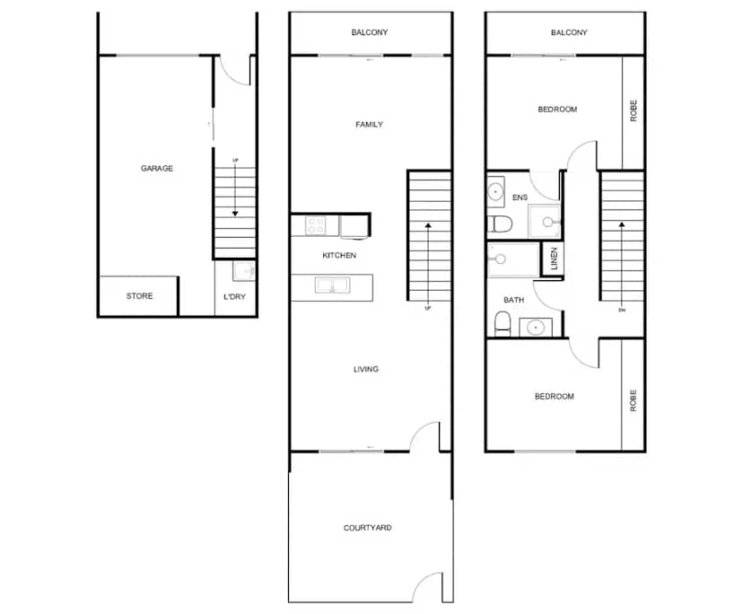 Unfurnished room with own bathroom