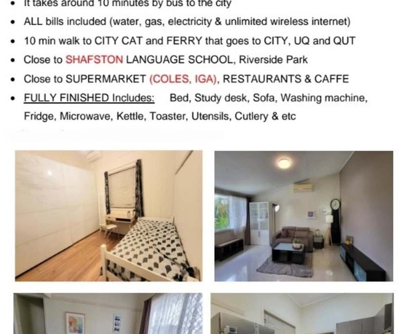 Furnished room in a share house