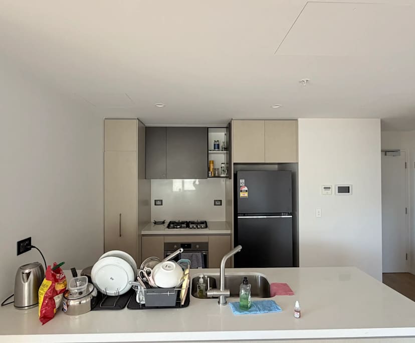 Unfurnished room with own bathroom