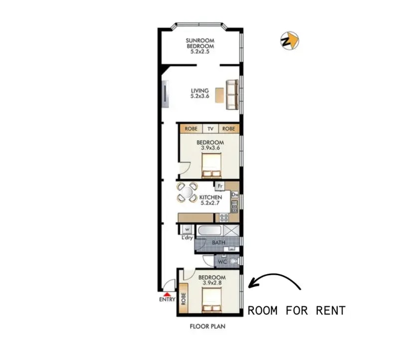 $600, Flatshare, 2 bathrooms, Rose Bay NSW 2029