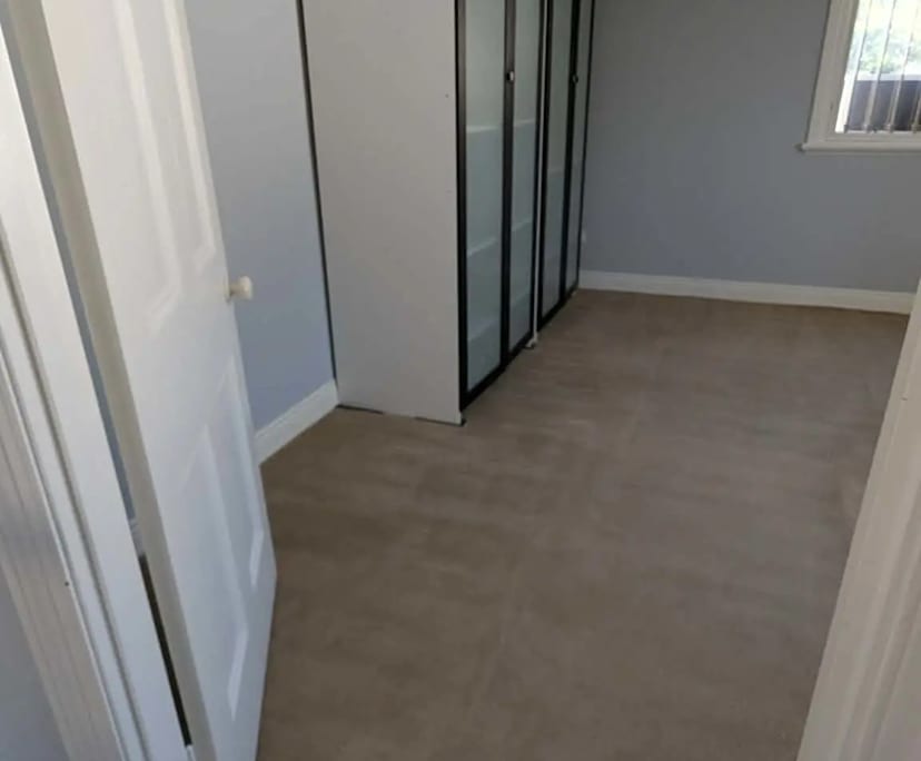 Unfurnished room with own bathroom