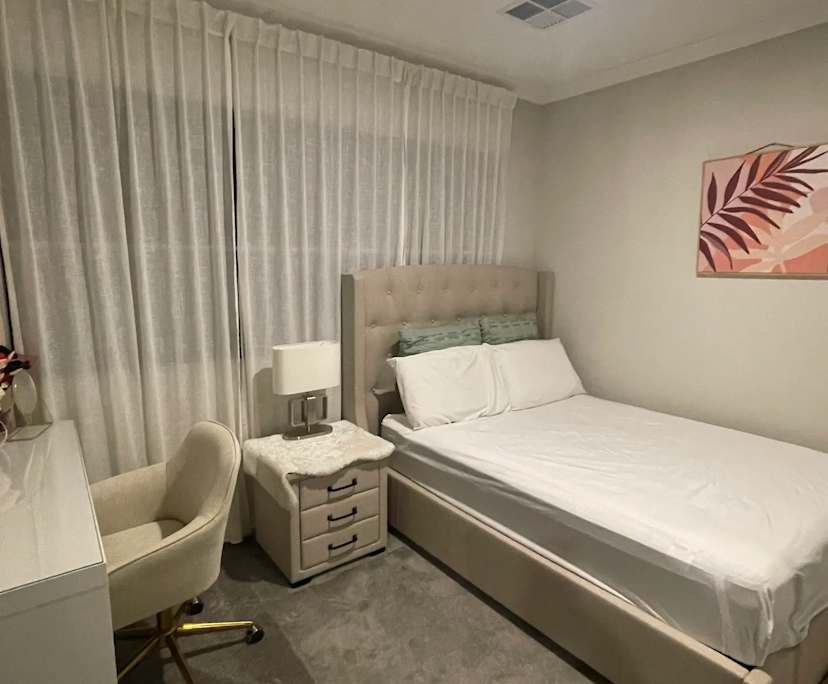 Room with own bathroom