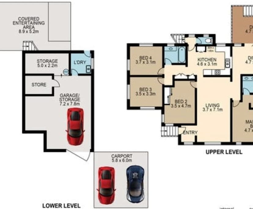 Unfurnished room in a share house