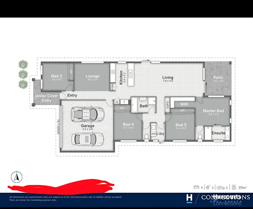 Unfurnished room in a share house