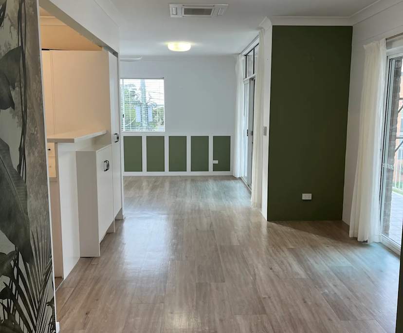 Unfurnished room with own bathroom