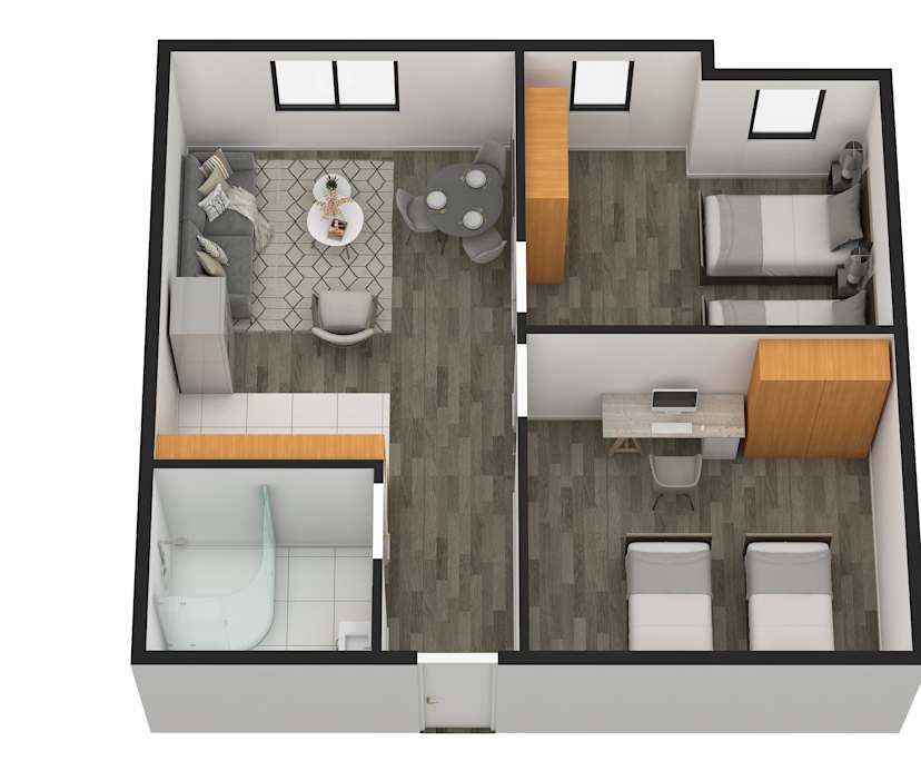 $925, Whole-property, 2 bathrooms, Melbourne VIC 3000