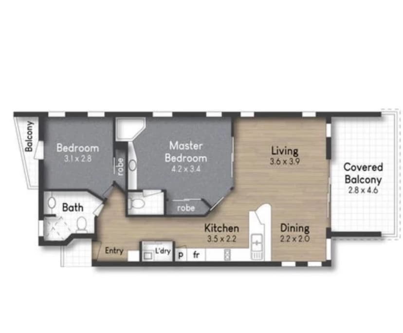 $375, Flatshare, 2 bathrooms, Casuarina NSW 2487