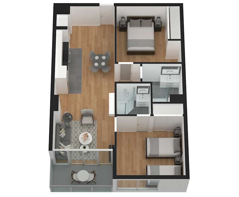 $999, Whole-property, 2 bathrooms, Melbourne VIC 3000