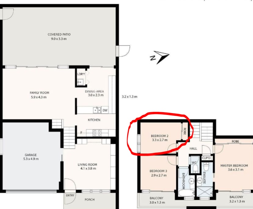 Room in a share house